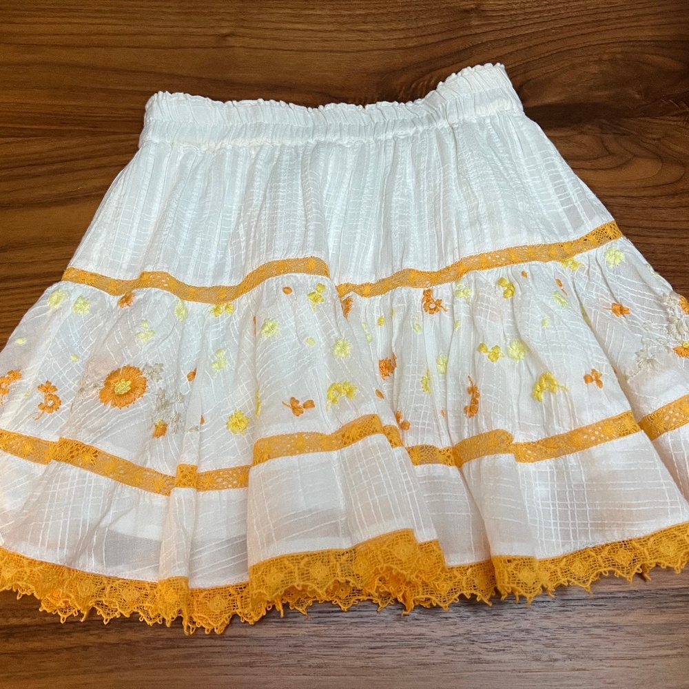 Love Shack Fancy - Skirt - Size S - fun, mini skirt